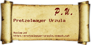 Pretzelmayer Urzula névjegykártya